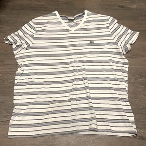 Men’s Lacoste V Neck Tee Shirt